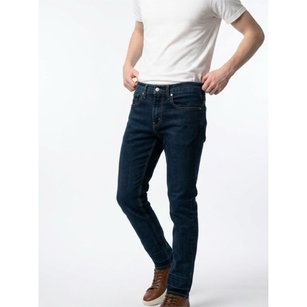 Levis 512 Slim Taper Fit Jeans Mens 31x30 Dark Wash Indigo Stretch Denim Pants